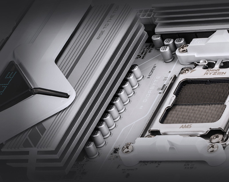 GIGABYTE B850 EAGLE WIFI7 ICE AMD AM5 LGA 1718 Motherboard, ATX